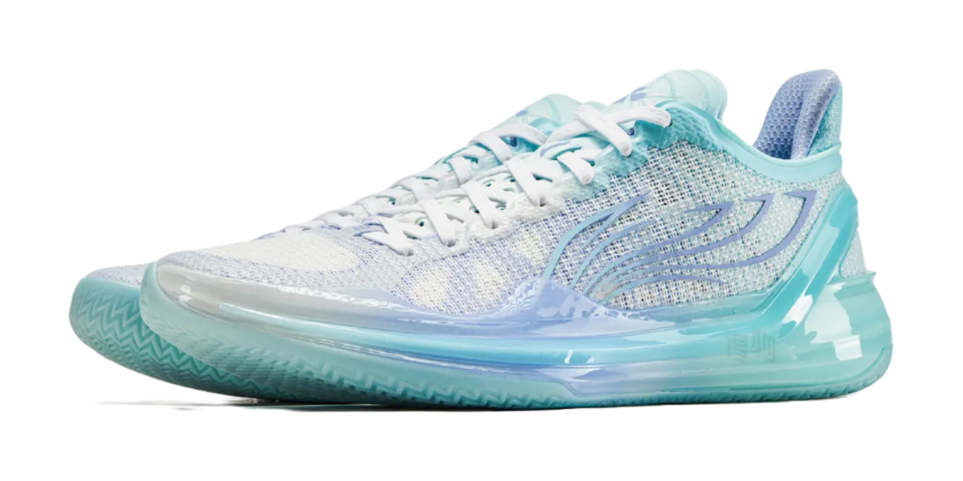 Li-Ning Liren 4V2 - Basketball Shoes - Blue Cyan Purple - Image 3