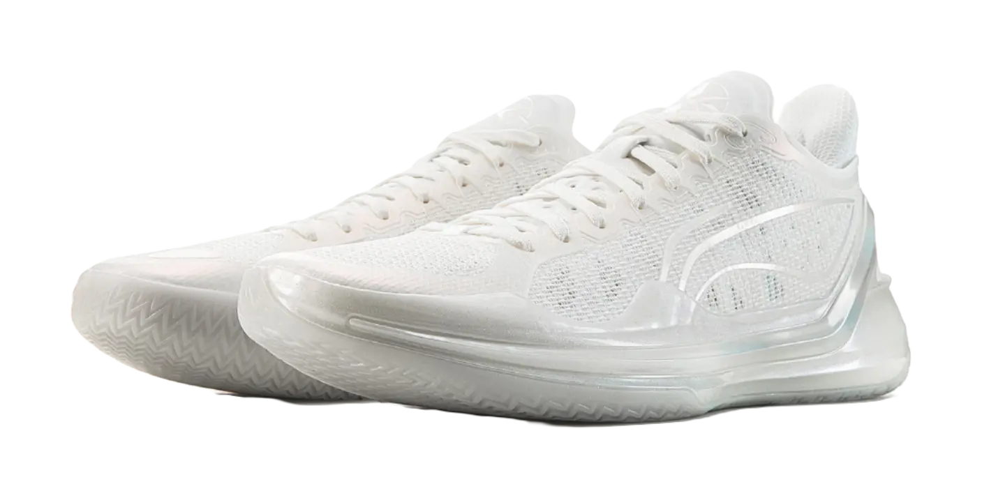 Li-Ning Liren 4V2 - Men's Basketball Shoes White - Image 3