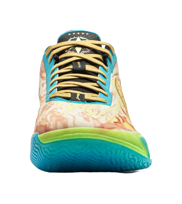 LiNing Knife 5 Basketball Shoes Men's Orange/Blue - Image 6