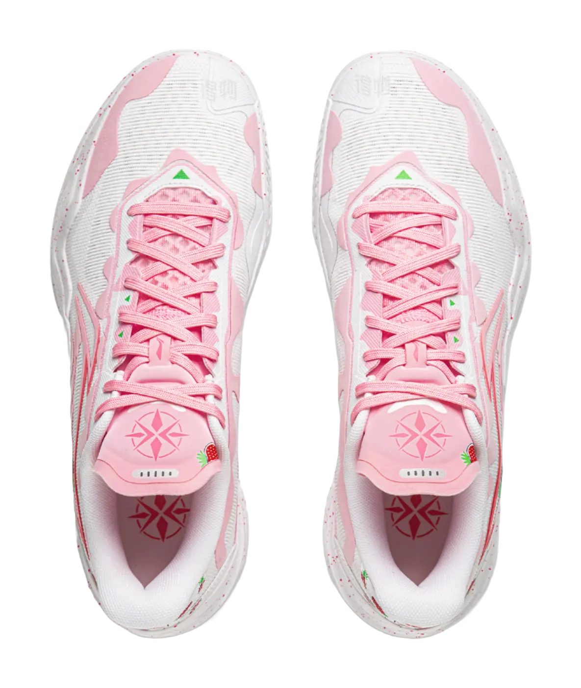 Li-Ning LiRen 5 Low-Top Basketball Shoes Men's White/Pink - Image 4