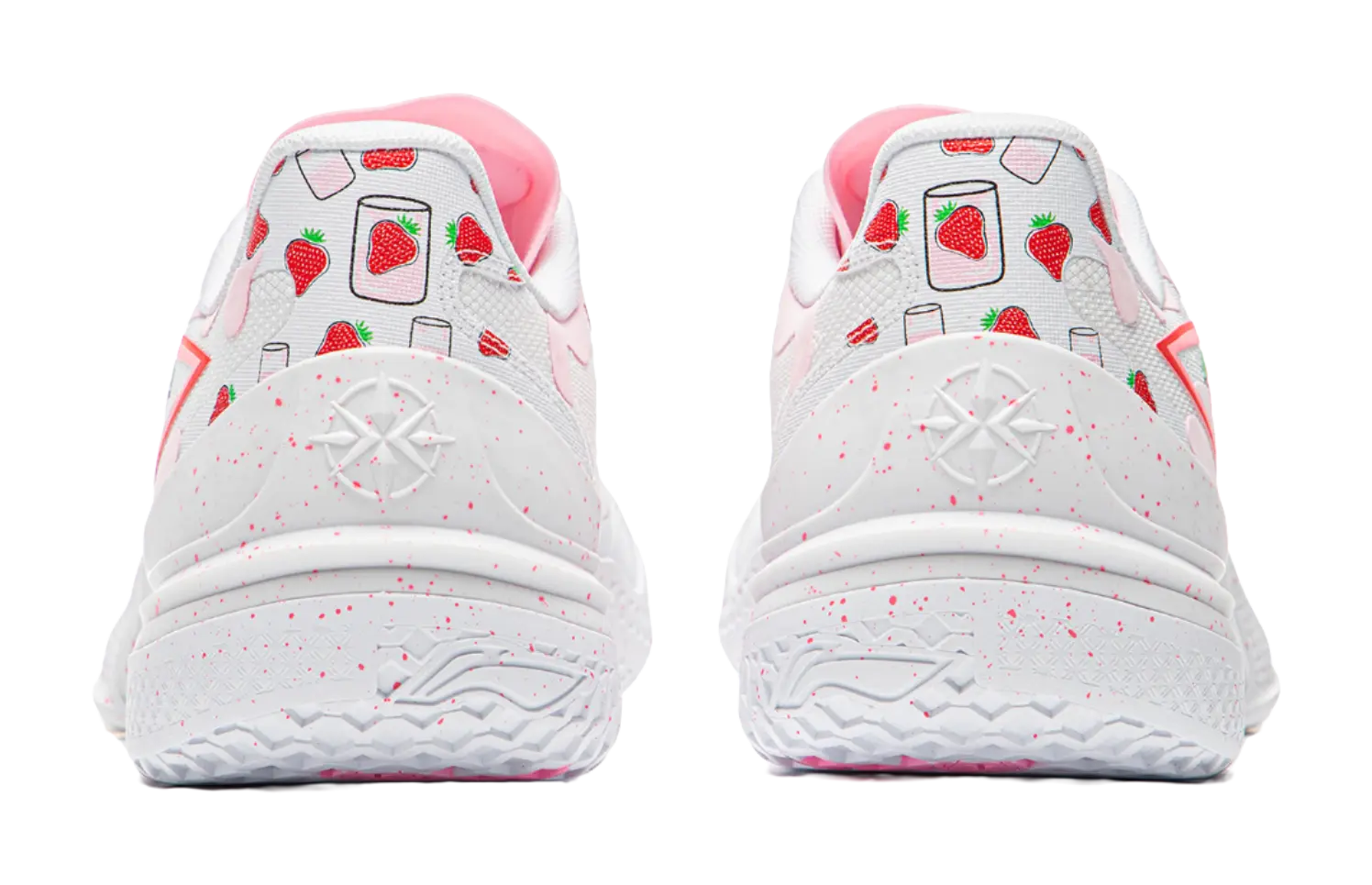 Li-Ning LiRen 5 Low-Top Basketball Shoes Men's White/Pink - Image 6