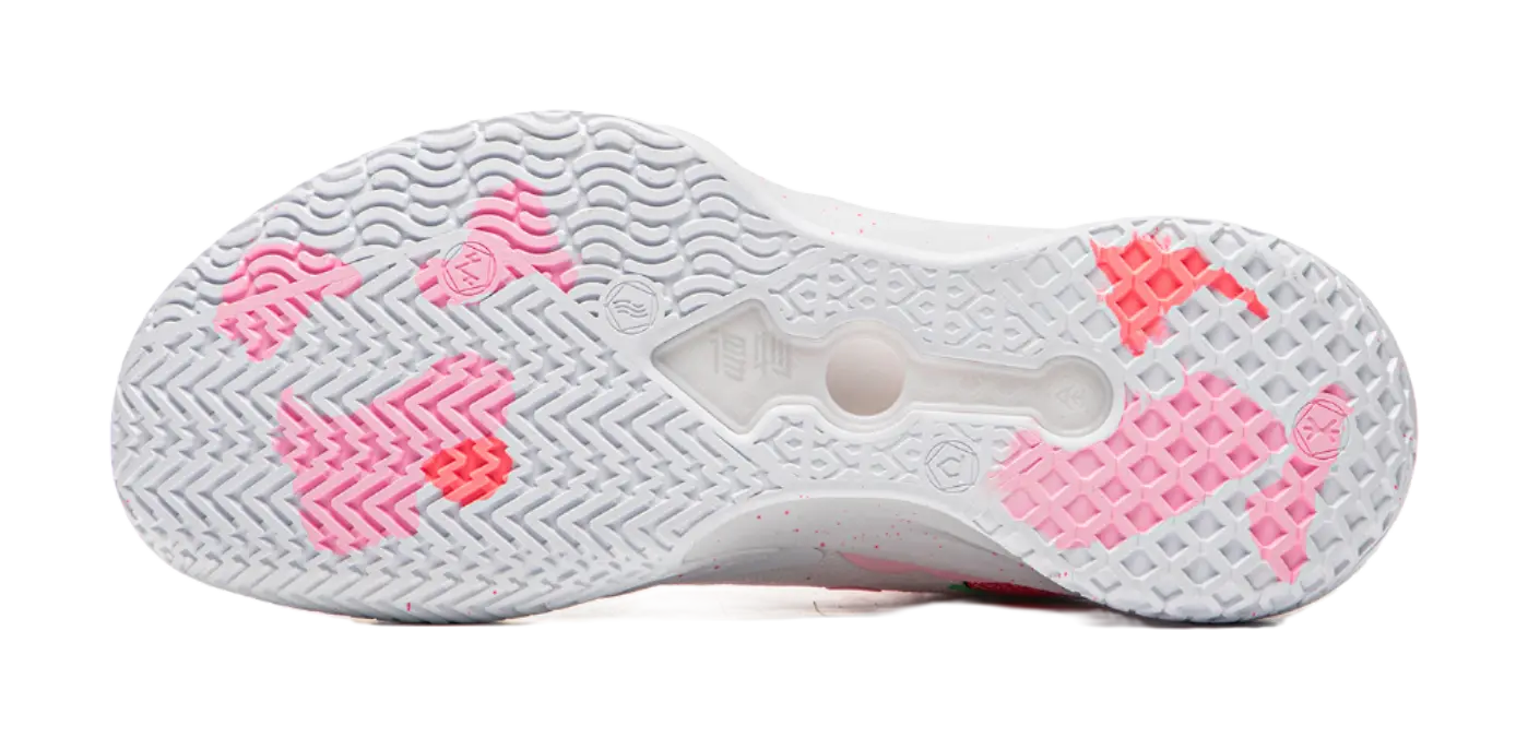 Li-Ning LiRen 5 Low-Top Basketball Shoes Men's White/Pink - Image 7