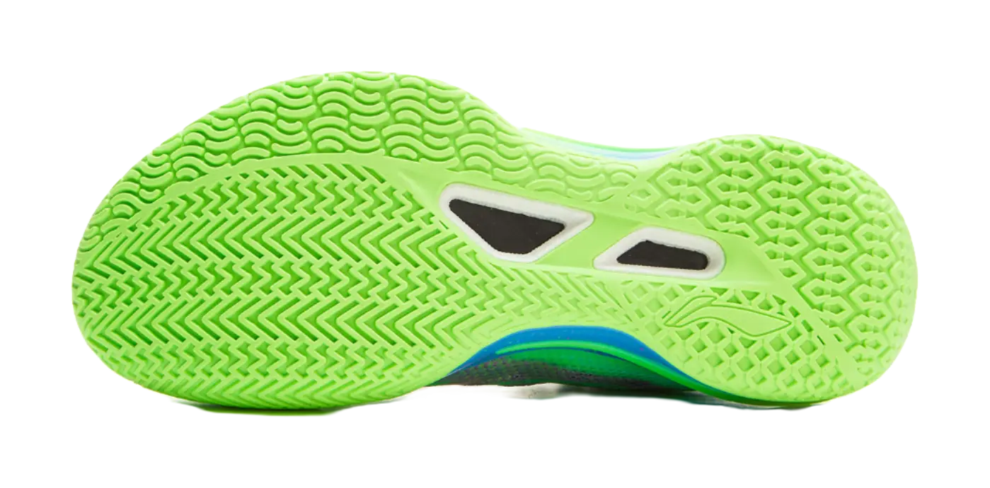 Li Ning Men's Basketball Shoes Low-Top Neon Green/Purple - Image 8