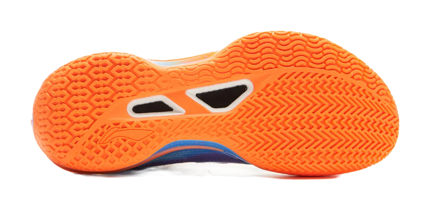 Li Ning Men's Basketball Shoes Low-Top Neon Green/Purple - Image 9