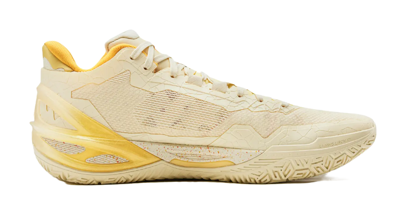 LI-NING Liren 6 - Men's Basketball Shoes Custard Yellow - Image 2