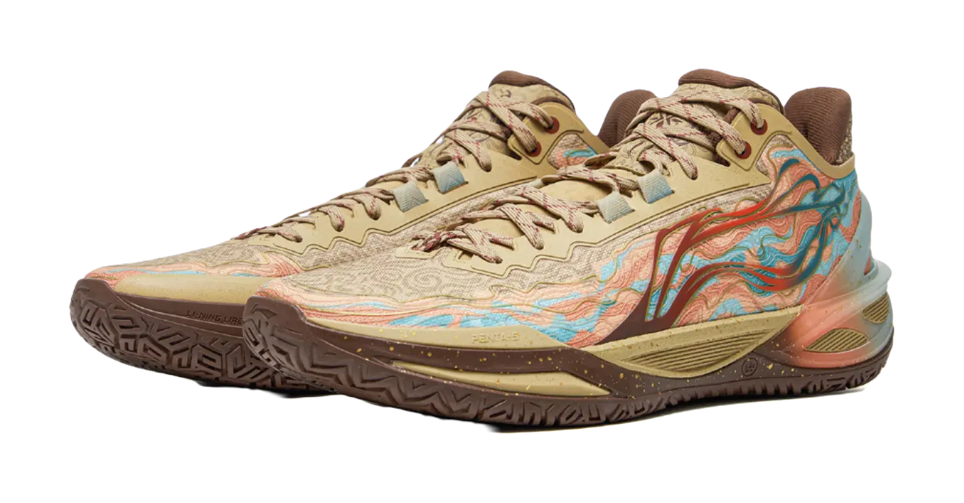 Li-Ning Liren 6 - Men's Basketball Shoes Brown - Image 3