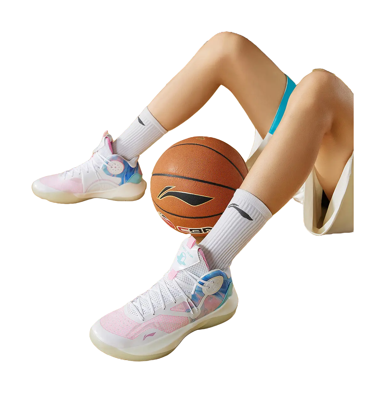 Li Ning Sonic 9 Team - Pink Men's Basketball Shoes - Image 10