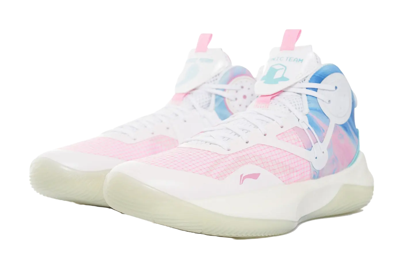 Li Ning Sonic 9 Team - Pink Men's Basketball Shoes - Image 3