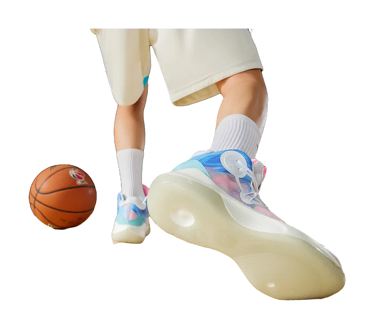 Li Ning Sonic 9 Team - Pink Men's Basketball Shoes - Image 7
