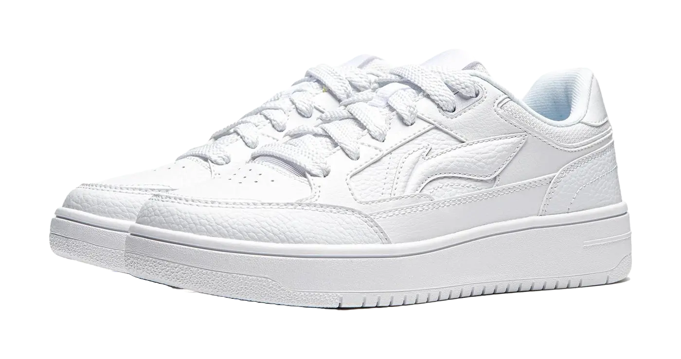 Li Ning Tianji Women's Slip-Resistant Skateboard Shoes - Standard White - Image 3