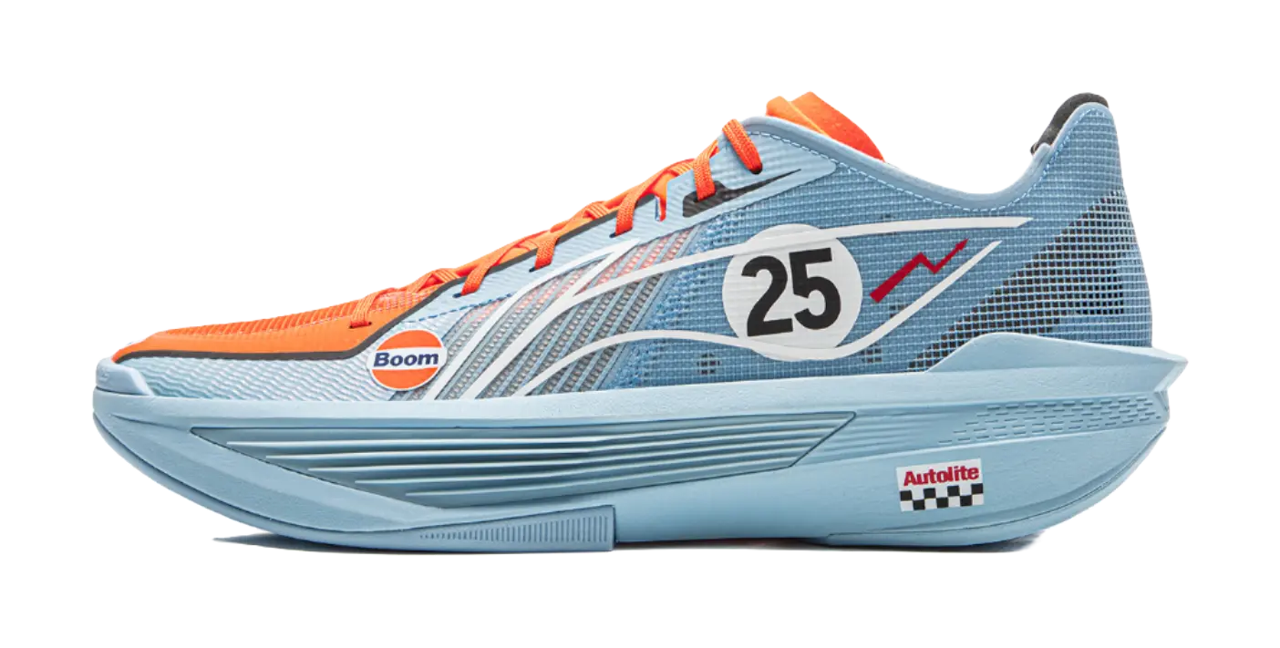 Li Ning Men's Low-Top Basketball Shoes - Aurora Blue - Image 2