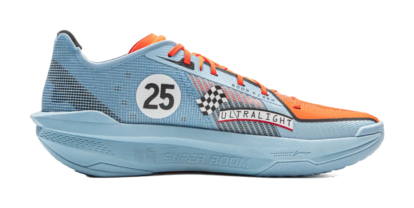 Li Ning Men's Low-Top Basketball Shoes - Aurora Blue - Image 3