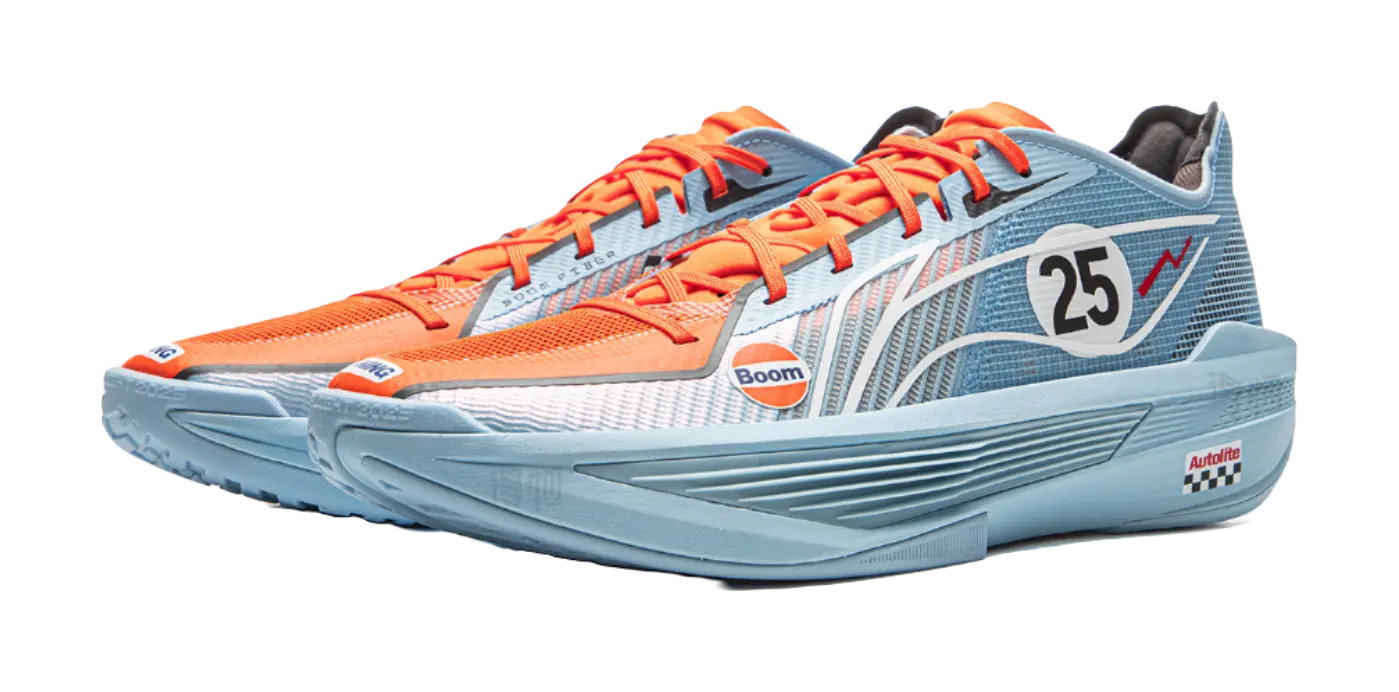 Li Ning Men's Low-Top Basketball Shoes - Aurora Blue - Image 4