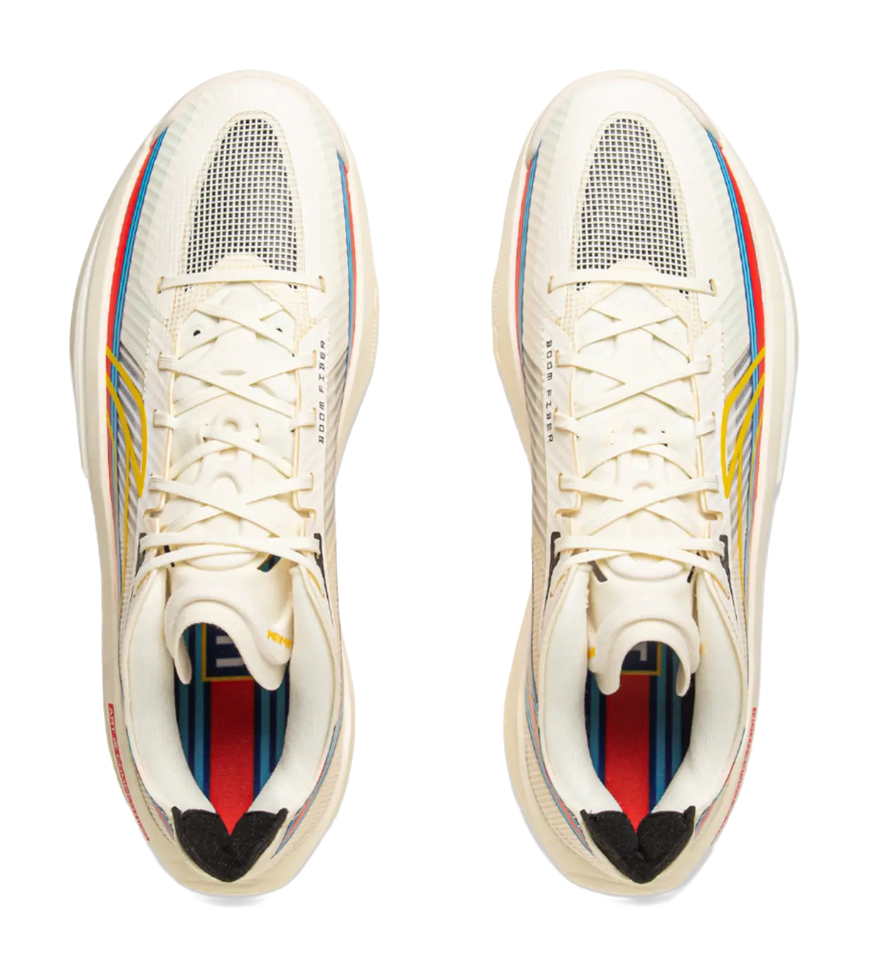 Li Ning Men's Ultralight Basketball Shoes - Low Top, Ecru - Image 5