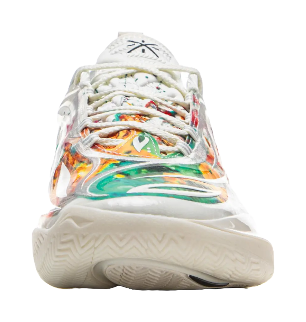 Li-Ning Wade 808 5Ultra V2 'Fireworks' - Men's Basketball Shoes Unisex Champagne White - Image 5
