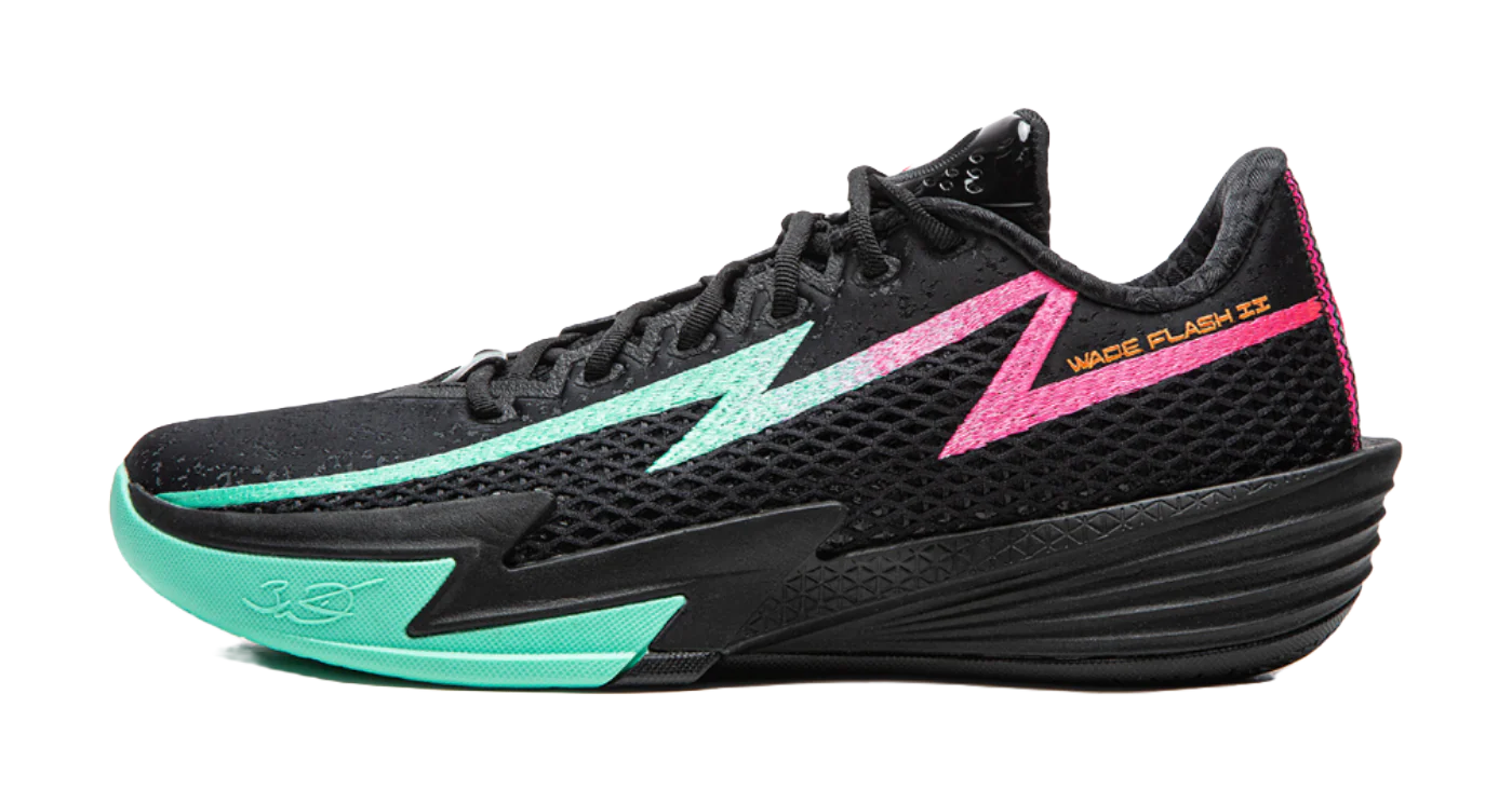 Li-Ning Wade Flash 2 Men's Basketball Shoes - Cushioned, Slip-Resistant, Breathable