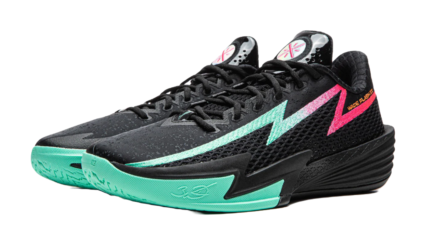 Li-Ning Wade Flash 2 Men's Basketball Shoes - Cushioned, Slip-Resistant, Breathable - Image 3