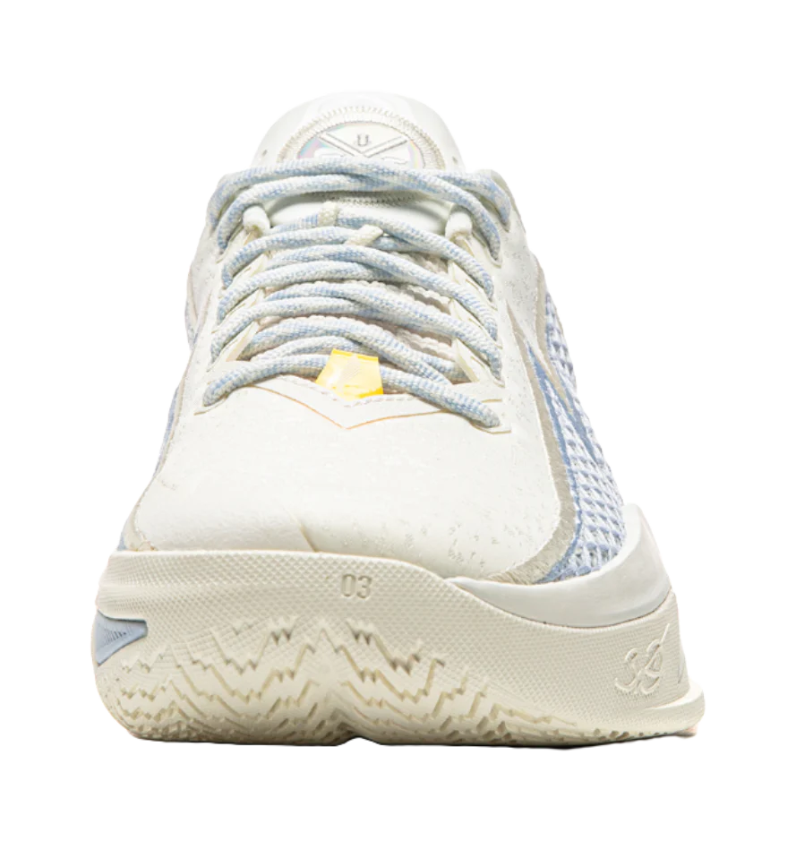 Li Ning Wade Flash 2 Men's Basketball Shoes Cushioning Slip-Resistant Breathable Low-Top Sneakers White/Blue - Image 7