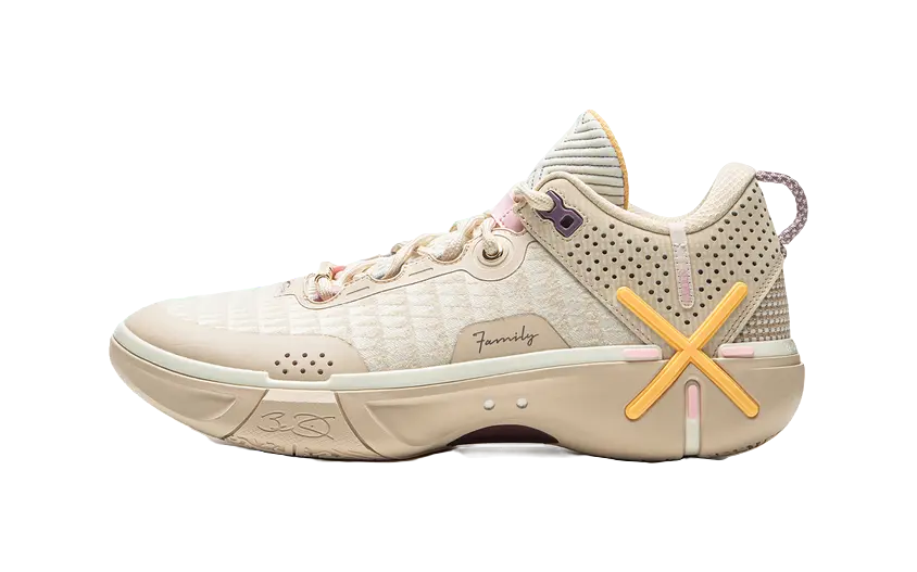 Li Ning Wade Shadow 6 Low Basketball Shoes Men Dusty Khaki/Ecru