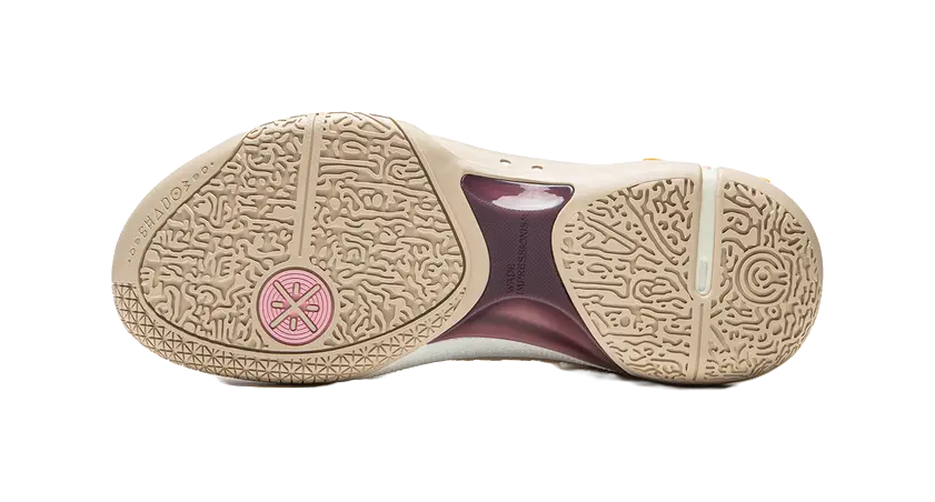 Li Ning Wade Shadow 6 Low Basketball Shoes Men Dusty Khaki/Ecru - Image 6