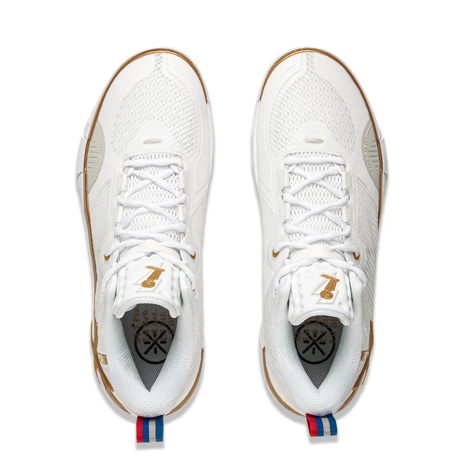 Li-Ning Wade Shadow 6 V2 'Road to Victory' - Basketball Shoes Unisex White/Gold - Image 4