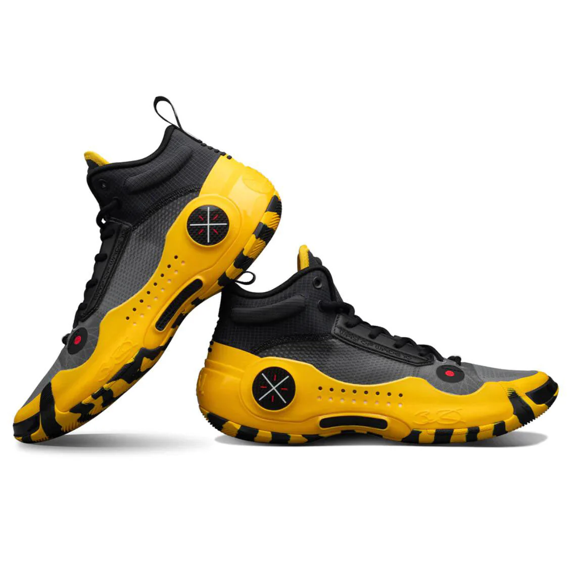 Li-Ning Way of Wade 10 (WOW10) 'Caution' - Basketball Shoes Men's Black/Yellow - Image 3