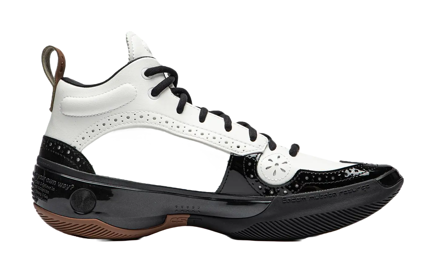 Li-Ning Way of Wade 10 (WOW10) 'Gentleman' - Basketball Shoes Men's Black/White - Image 2