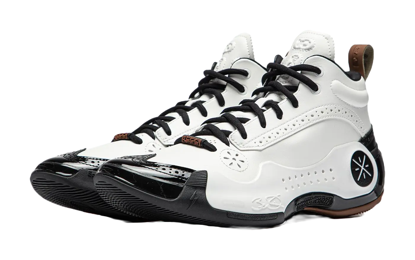Li-Ning Way of Wade 10 (WOW10) 'Gentleman' - Basketball Shoes Men's Black/White - Image 3