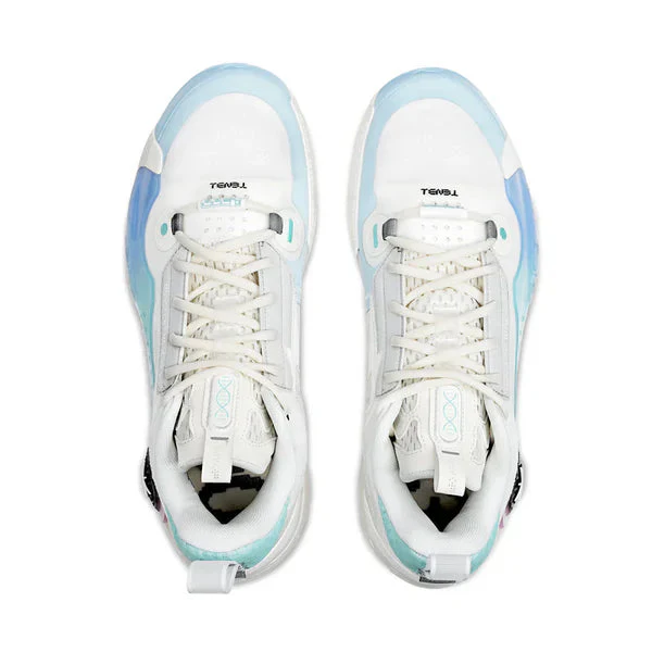 Li-Ning Way of Wade 10 (WOW10) Low 'Cotton Candy' - Basketball Shoes Unisex White Blue - Image 5