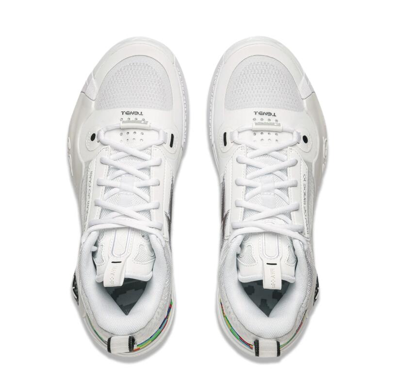 Li-Ning Way of Wade 10 (WOW10) Low 'Pixel' - Basketball Shoes Men's White - Image 4