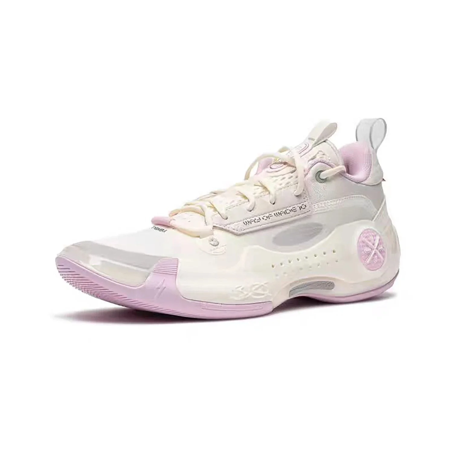 Li-Ning Way of Wade 10 (WOW10) Low 'White Pink' - Basketball Shoes - Image 4