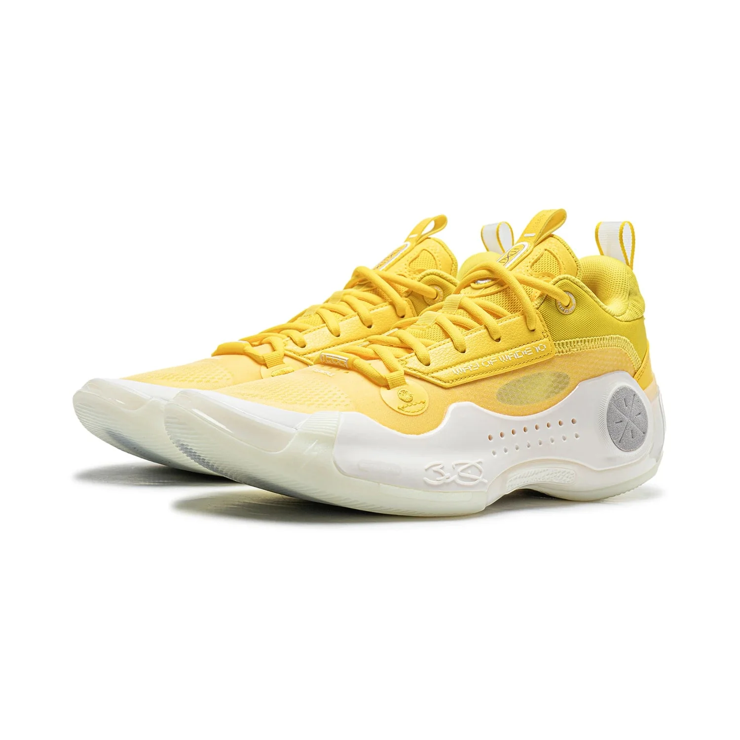 Li-Ning Way of Wade 10 (WOW10) Low "City of Angels" - Basketball Shoes Unisex Yellow - Image 4