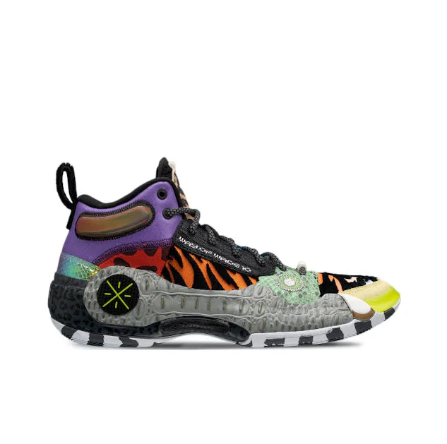 Li-Ning Way of Wade 10 (WOW10) 'Zoo' - Basketball Shoes Unisex Black/Purple/Blue - Image 2
