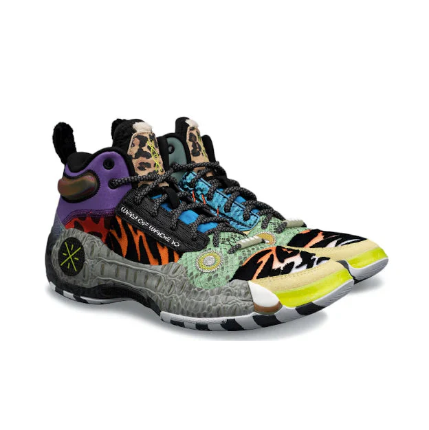 Li-Ning Way of Wade 10 (WOW10) 'Zoo' - Basketball Shoes Unisex Black/Purple/Blue - Image 3