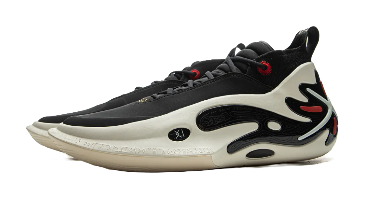 Li-Ning Way of Wade 11 Mid-Top Basketball Shoes - Cushioning Anti-Slip Black - Image 3
