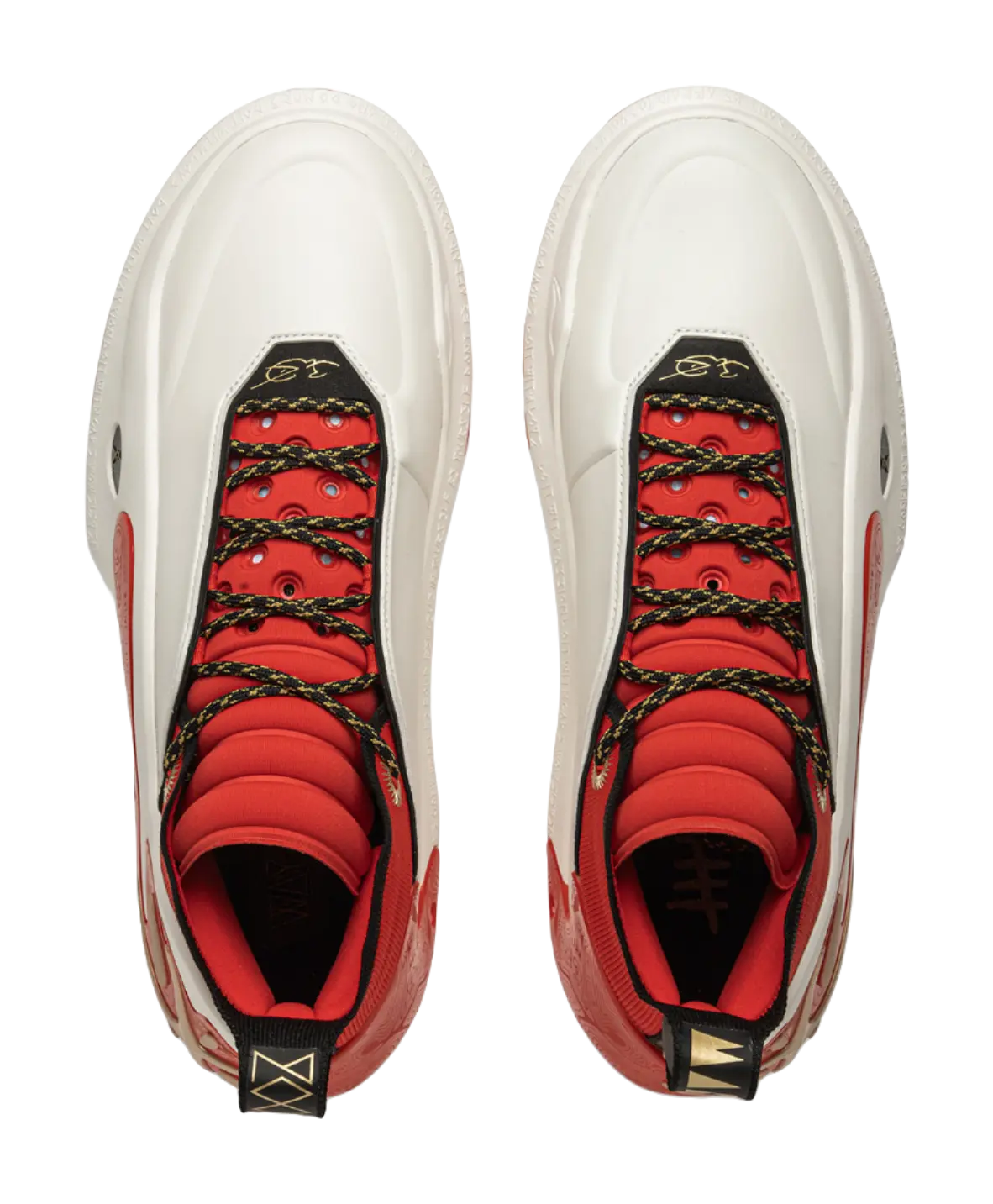 Li-Ning Way of Wade 11 Mid-Top Basketball Shoes Men's White/Red - Image 4