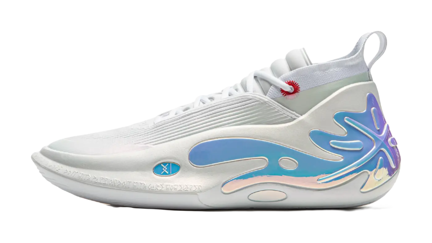 LiNing Way of Wade 11 Basketball Shoes Men's Mid-Top White