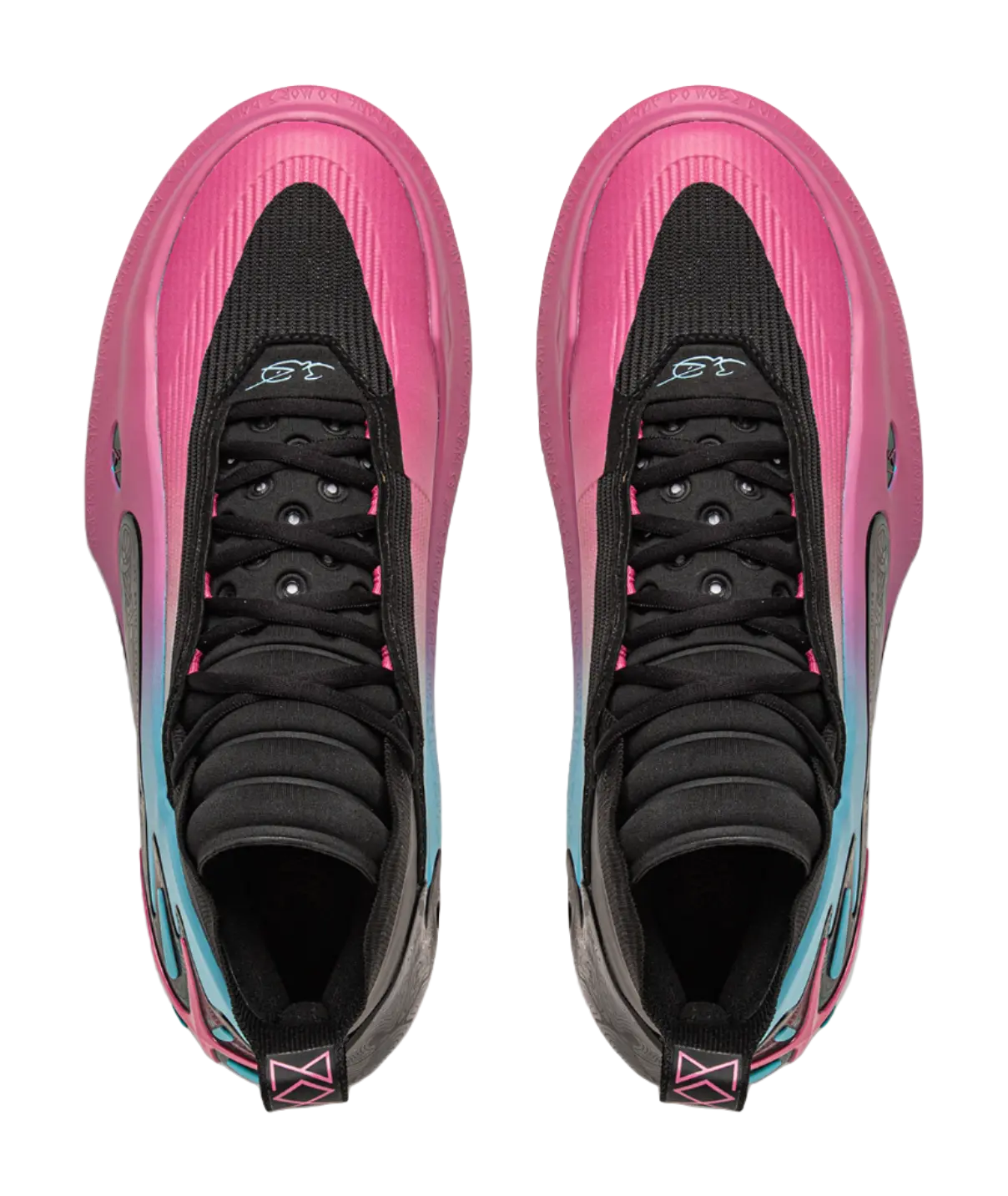 Li-Ning Way of Wade 11 Basketball Shoes Men's Mid-Top Black Pink - Image 4