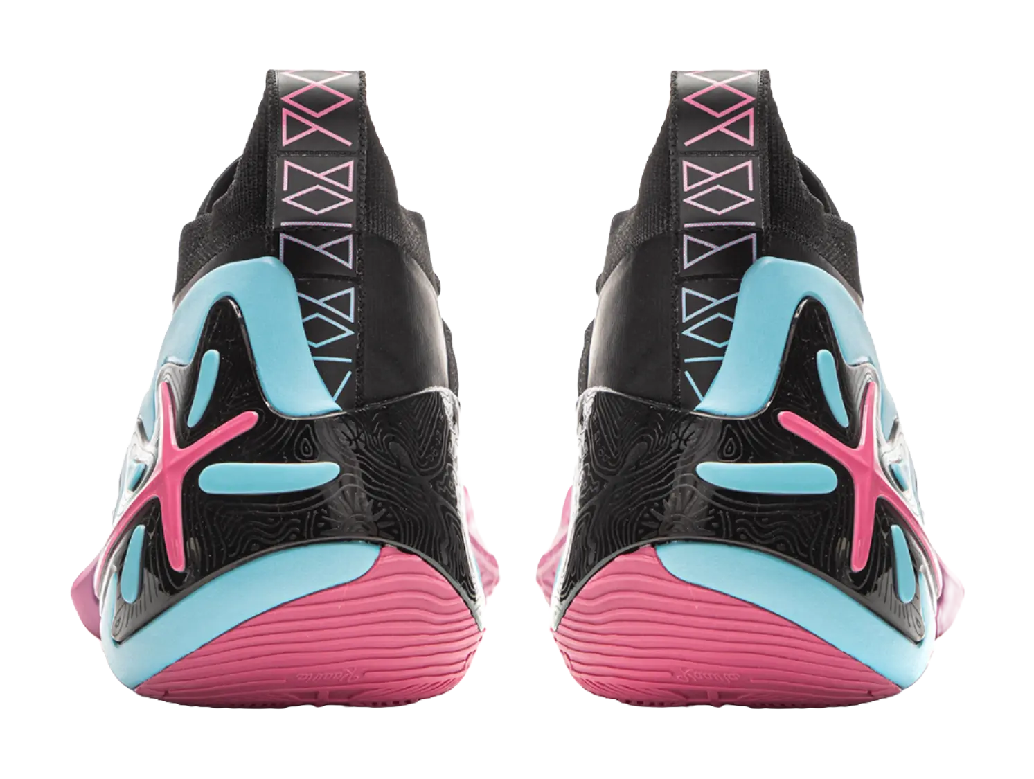 Li-Ning Way of Wade 11 Basketball Shoes Men's Mid-Top Black Pink - Image 6