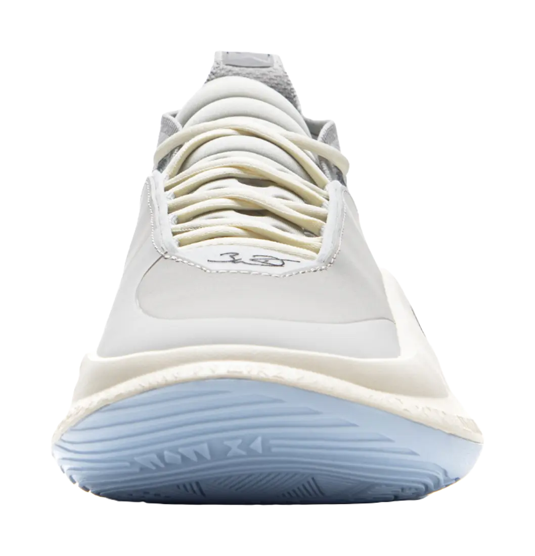 Li Ning WOW11 Mid-Top Basketball Shoes - Cushioning, Traction, Lightweight Gray/White - Image 5