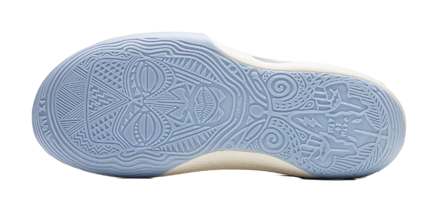Li Ning WOW11 Mid-Top Basketball Shoes - Cushioning, Traction, Lightweight Gray/White - Image 7