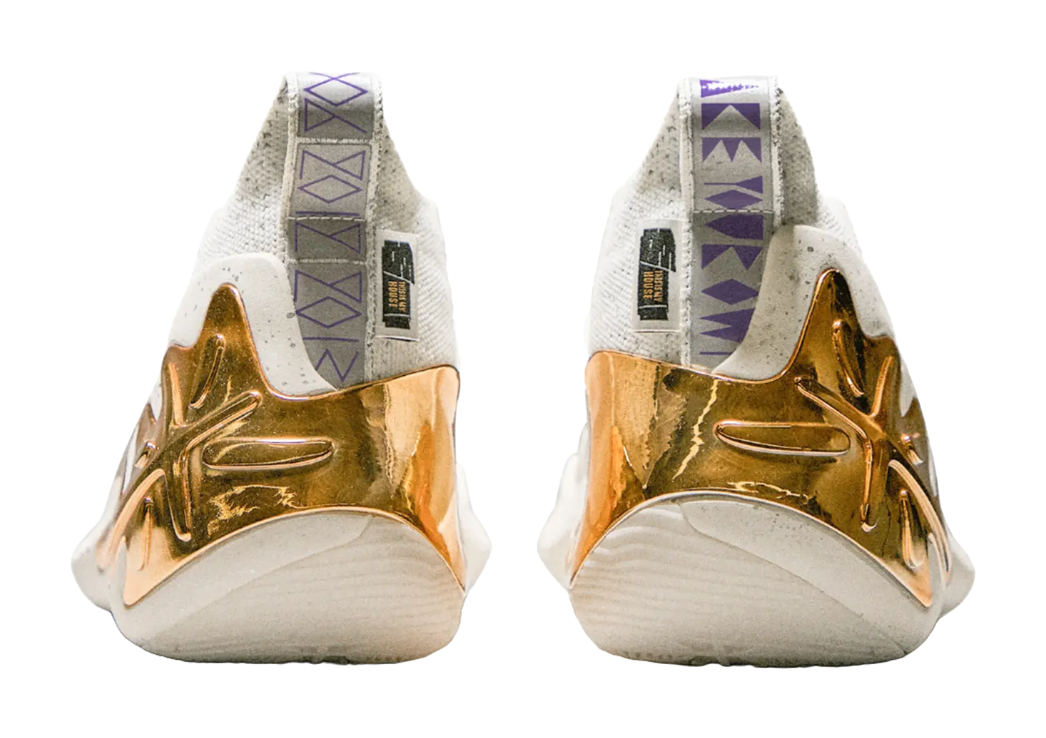 LiNing Way of Wade 11 Mid-Top Basketball Shoes Men's White/Gold - Image 6