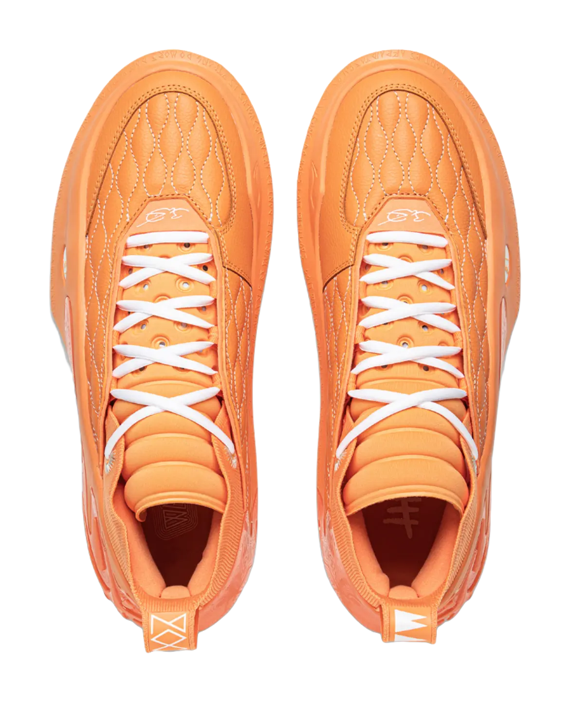 LiNing Way of Wade 11 Men's Basketball Shoes - Cushioned Lightweight Mid-Top Cloud Orange - Image 4