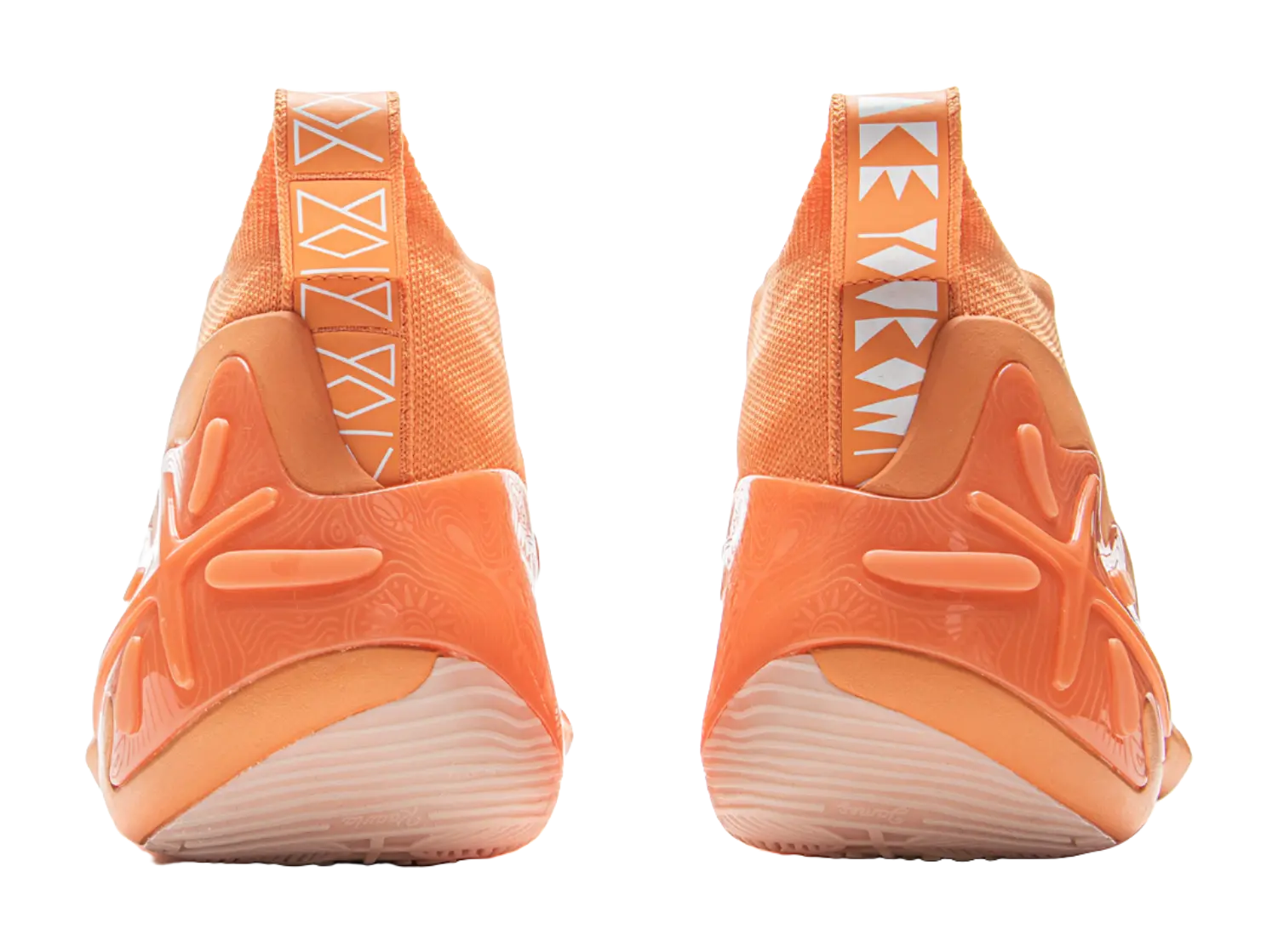 LiNing Way of Wade 11 Men's Basketball Shoes - Cushioned Lightweight Mid-Top Cloud Orange - Image 6