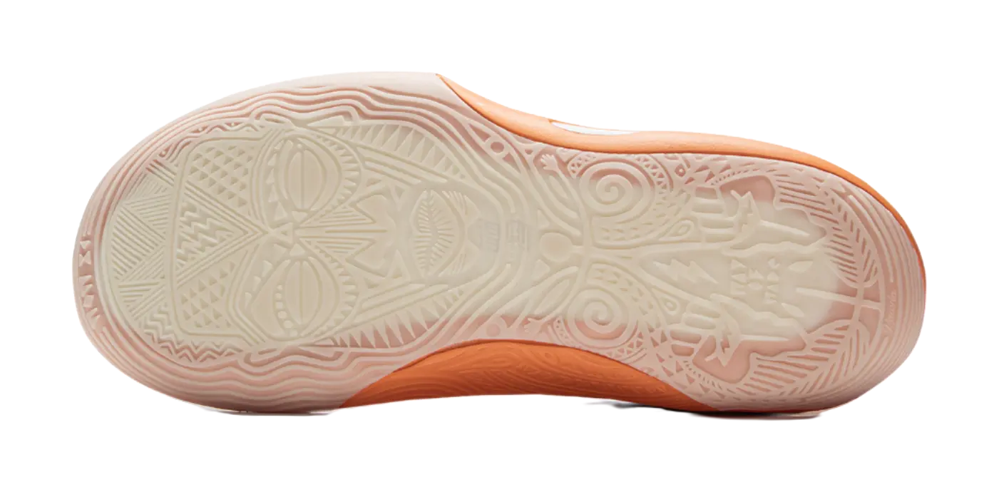LiNing Way of Wade 11 Men's Basketball Shoes - Cushioned Lightweight Mid-Top Cloud Orange - Image 7