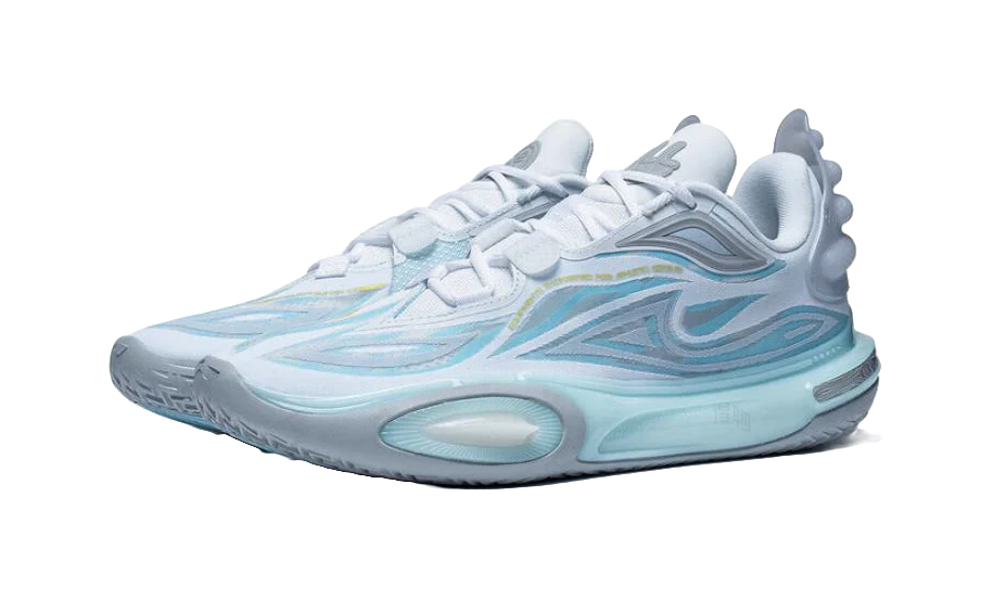LiNing Way of Wade All City 11 V2 Men's Basketball Shoes Blue/White - Image 3