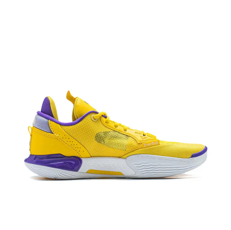 Li-Ning Wade All City 12 Men's Basketball Shoes - Anti-Slip, Wear-Resistant, Lightweight Rebound Yellow Purple - Image 3