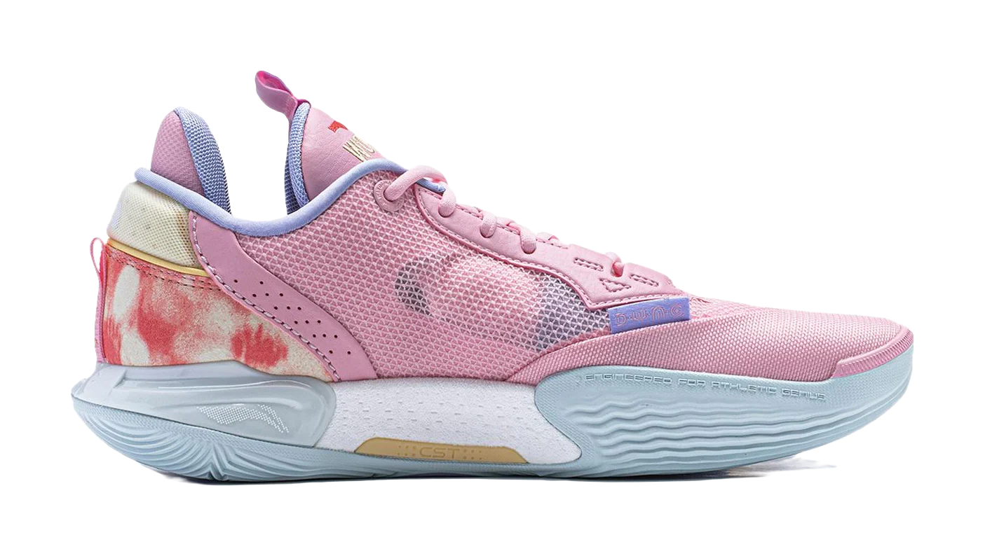 Li-Ning All City 12 Men's Basketball Shoes - Lightweight, Slip & Abrasion Resistant, BOOM Rebound Pink - Image 2