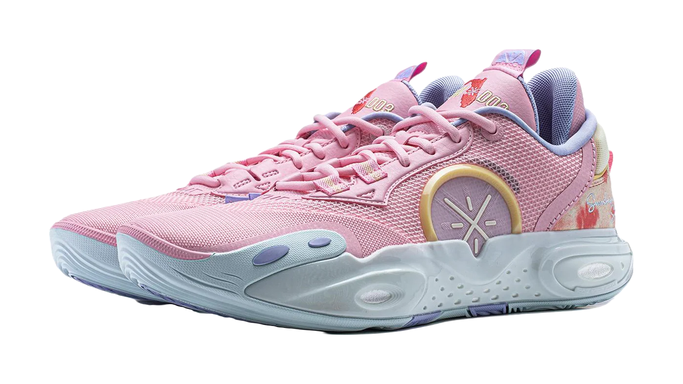 Li-Ning All City 12 Men's Basketball Shoes - Lightweight, Slip & Abrasion Resistant, BOOM Rebound Pink - Image 3