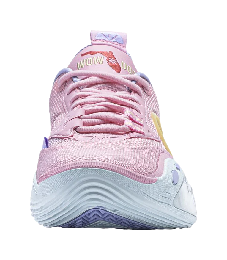 Li-Ning All City 12 Men's Basketball Shoes - Lightweight, Slip & Abrasion Resistant, BOOM Rebound Pink - Image 5